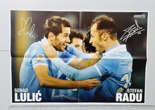 POSTER SENAD LULIC - STEFAN RADU LAZIO STYLE ORIGINALE NUOVO MAI ATTACCATO