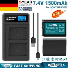 2 pezzi NP-FW50 batteria +