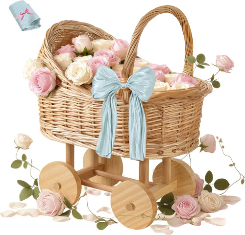 Cestini passeggino rattan - passeggino,