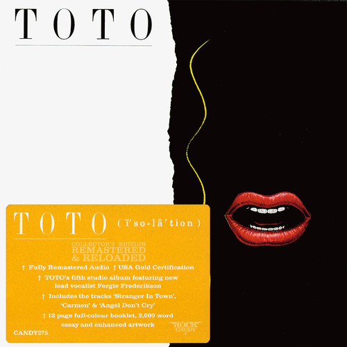 Toto isolation cd - isolation, (1984)