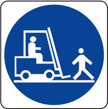 Sticker sign mandatory - sign,