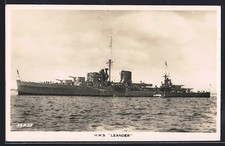 Cartolina nave da guerra HMS