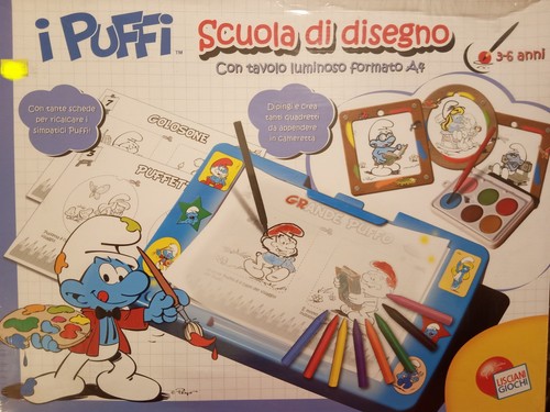 Puffi scuola disegno - scuola, by