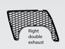 Alfa Romeo 147 GTA griglia posteriore destra/ rear grille right double exhaust