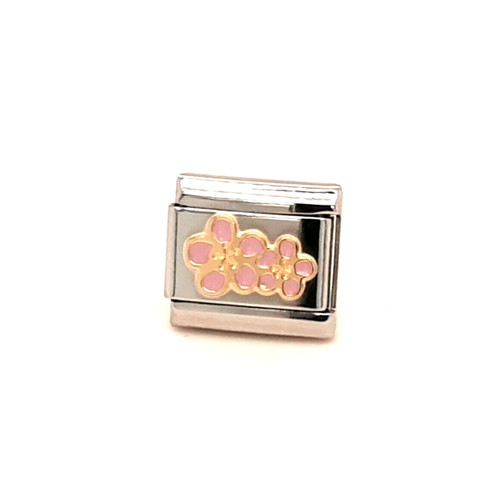 Charm fiore rosa originale - charm,