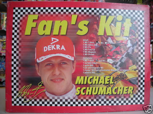 Fan kit michael schumacher - fan's,