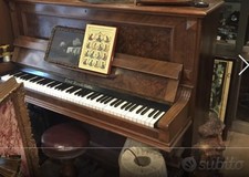 ? Antico pianoforte Gotha Germany in radica baionetta moderna