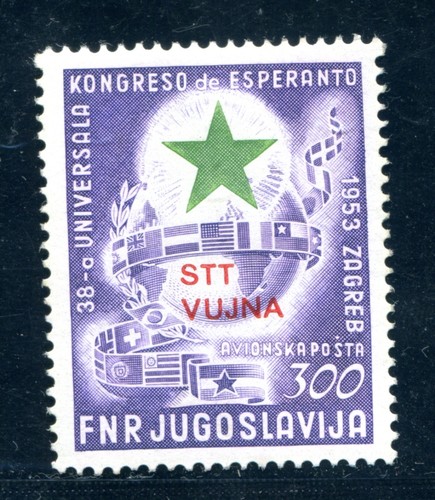 Trieste 1953 104 mnh - trieste,