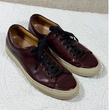 Sneaker bassa Buttero uomo 39 US 7 bordeaux tanino bambino pelle di vitello Italia lusso