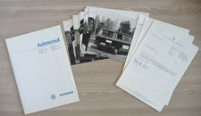 ? Brochure 1983 AUTOSCOUT SIEMENS VW COMBI T3 électr. Dossier Presse Photo Foto