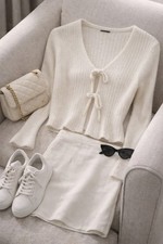 Cardigan Maje maglia a costine