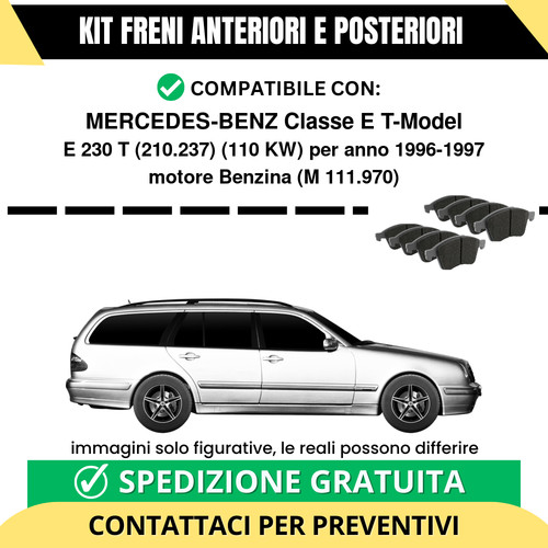 Pastiglie freno ant - freno, post