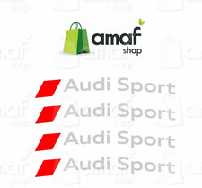 N4 Adesivi Audi Sport ARGENTO