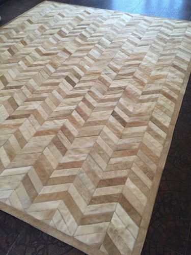 Tappeto patchwork pelle di - patchwork,