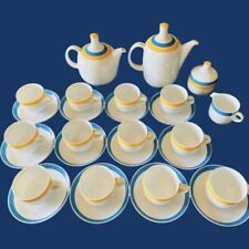 ROSENTHAL DESIGN WOLF KARNAGEL 1970 Servizio tè caffe' in porcellana 12 persone