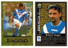 Schede Calcio 2001 Capitani Roberto Baggio Brescia Card C4 Mundicromo