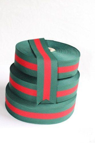 Nastri grosgrain righe rosse - grosgrain,