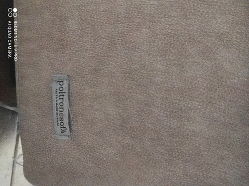 Pouf divano marrone - divano,