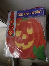 Decorazioni HALLOWEEN cutouts decoration zucca 1 pezzo da 1.3 m addobbo