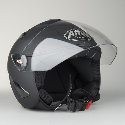 Casco jet airoh nero opaco - airoh, jt