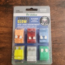Littelfuse 00940400ZGLO Assortimento stile Smart Glow Blade. Fusibile Multipack 42 Pezzi