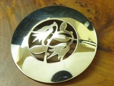 925 Argento Sterling Spilla / Vero Argento/39,2mm/7,1g