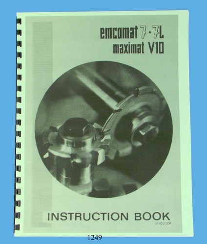 Manuale istruzioni tornio - , emco