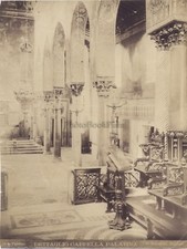 Italia Palermo Cappella Palatina Sicilia Vintage Albumina Ca 1875