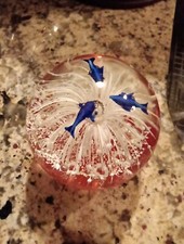 Fish Dolphins Paperweight Faux