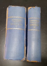 Enciclopedia pratica Bompiani 1938 Due volumi rilegati