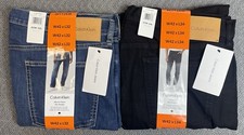 Jeans Calvin Klein uomo slim dritto classico scegli la tua taglia blu o nero nuovo con etichetta