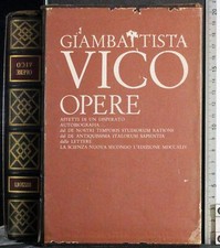 OPERE. GIAMBATTISTA VICO. RIZZOLI. 1ED.