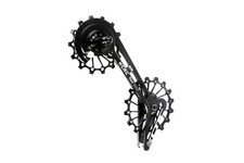KCNC Gabbia Sistema Puleggia Oversize Bici Ciclismo Strada per Sram Rosso/Force Nero