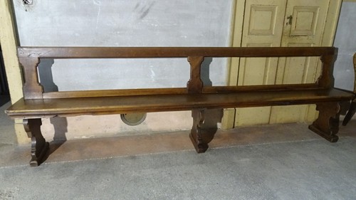Antica panca noce xvii - panca,