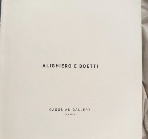 Alligiero boetti - alligiero,