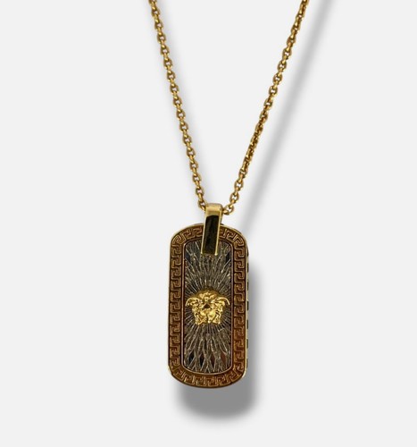 Collana uomo versace oro - uomo,