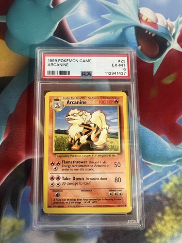 Arcanine 102 set base psa - 23/102,