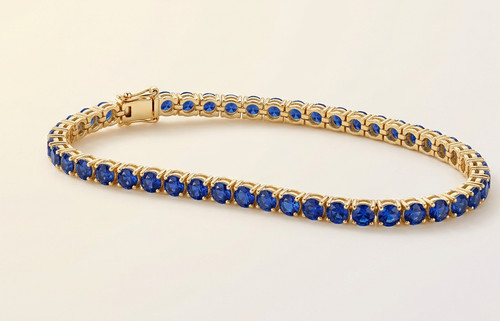 Bracciale stile zaffiro blu - , 5