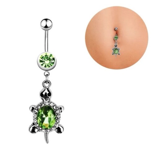 Piercing ombelico curvo in - ombelico,
