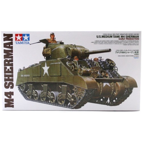 Tamiya sherman tank model - tamiya, m4