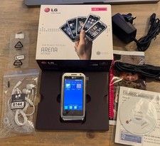 LG Arena KM900 Silver CIB