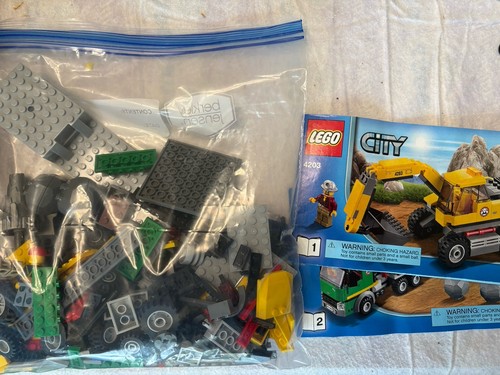 Lego city 4203 escavatore - city,
