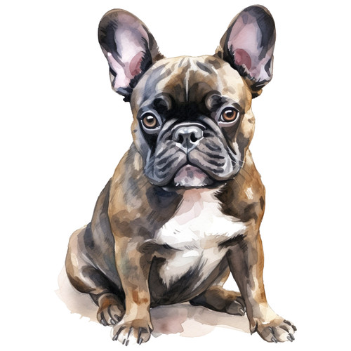 Bulldog francese cane - , auto