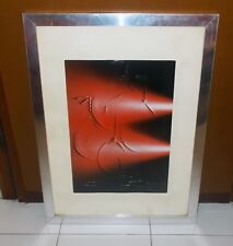 Quadro olio ROBERTO FRASCHETTI detto ROFFI 34x49 Illuminista rilievo Paesaggio