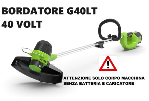 Greenworks g40lt tagliabordi - greenworks,
