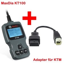 Adattatore per Moto KTM e GASGASGAS 6 Pin Plug a OBD 2 Bike & MaxDia KT100
