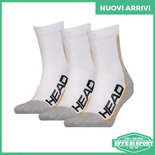 Calzino da uomo Head calza bambino sportiva per corsa tennis running 3 pezzi 