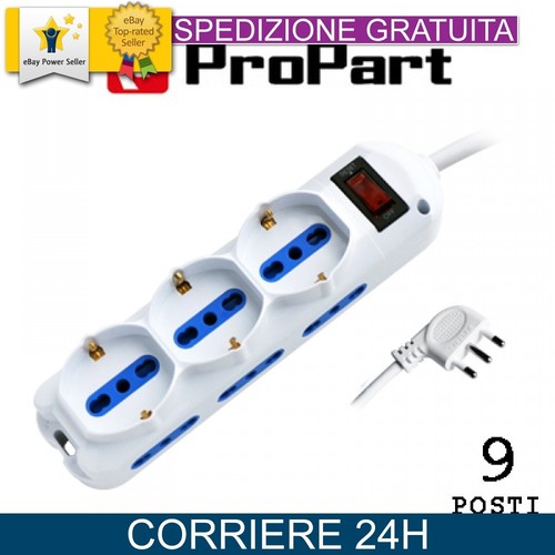 Multipresa posti spina - multipresa, 9