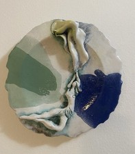 Piatto artistico firmato in ceramica di Albisola–“La Danza”–pezzo unico