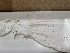 Vestito e fascia cuore senza maniche nuovo Mayoral bambina taglia 12 mesi